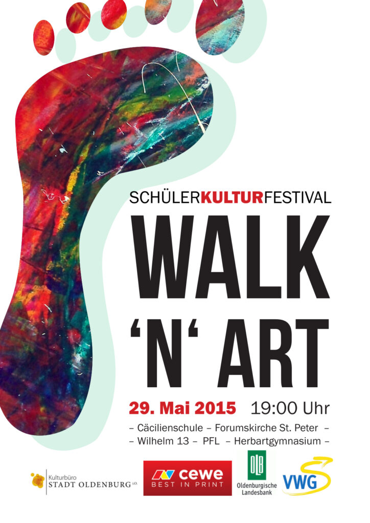 Plakat Walk`n`Art 2015